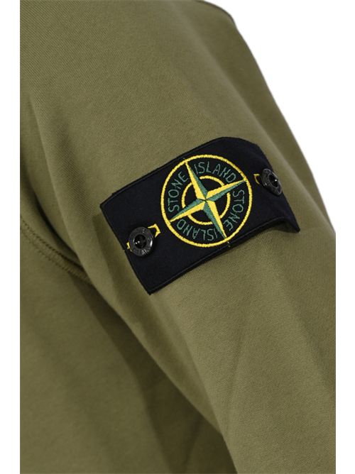 Felpa 6100060 in cotone Military Green STONE ISLAND | 6100060S0051V005G
